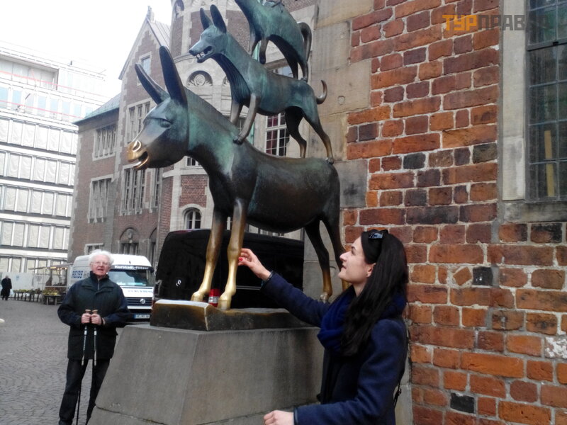 Monument to the Bremen Town Musicians in Bremen